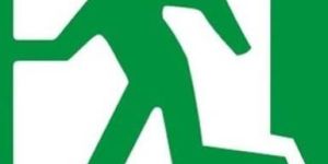 Green Escape Route Signages