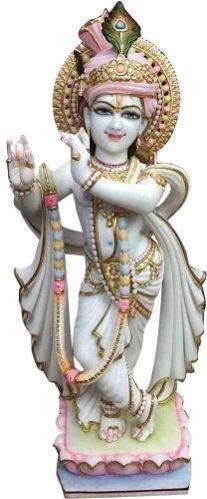 Marble Krishna Statue