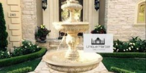 Carved Marble Fountain
