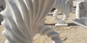 White Marble Modern Art