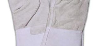 Men Plain Leather Gloves