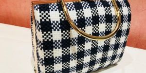 Silk Cotton Fabric Clutch Bag