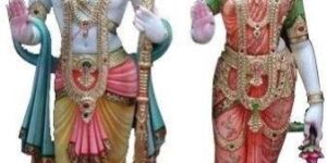 RAM Sita Marble Statue