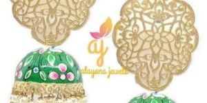 Jhumki Meenakari Earrings