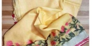 Linen Jacquard Saree