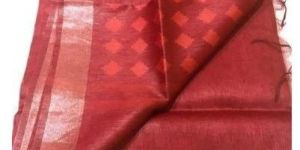 Pure Linen Silk Saree