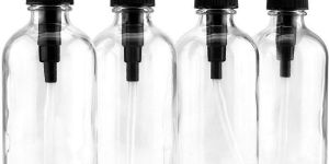 Glass Shampoo Bottle