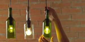 Hanging Glass Bottle