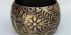 Metal Oxidised Napkin Ring