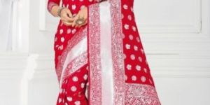 Ami Varsha Fashion Women Saree with Blouse Piece