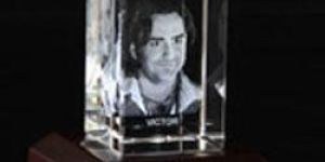 White Shaped Crystals Box