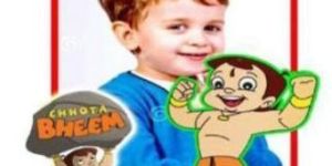 Chota Bheem Photo Printed Magnet Sticker