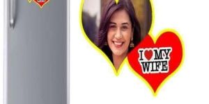 Heart Shape Photo Printed Magnet Sticker