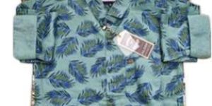 Mens Leaf Printed Shirt