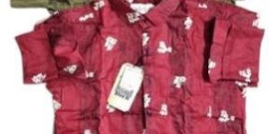 Mens Slim Fit Printed Shirt