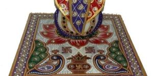 Designer Marble Ganpati Chowki