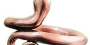 Golden Copper Snake Ring
