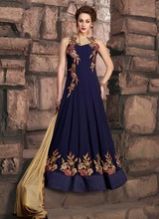 Wedding Wear Embroidery Work Anarkali Style