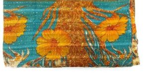 Vintage Kantha Quilted Throw