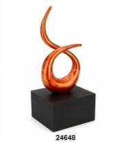 Eternal Life Burnt Orange Sculpture Urn