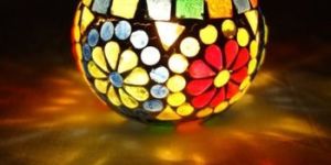 Decoration Mosaic Candle
