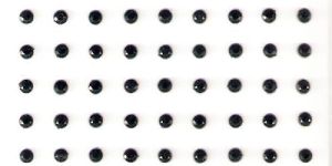 Self Adhesive Rhinestones (4mm) 001 Black