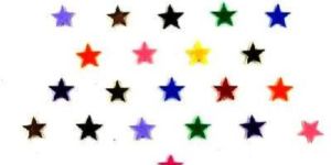 Star Bindi 01 Multicolored