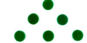 Velvet Bindi Dark Green