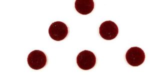 Velvet Bindi Deep Red