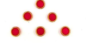 Velvet Bindi Gold Hot Pink