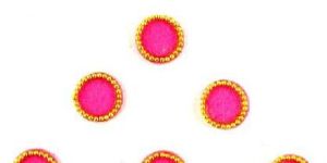 Velvet Bindi Gold Light Pink