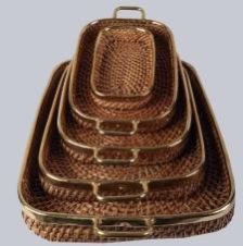 Cane Rectangular Tray