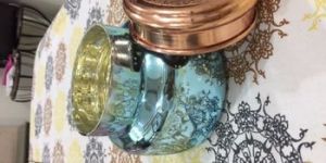 Glass Jar Mercury Finish