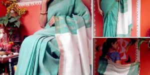 Linen Saree