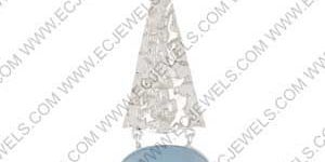 Modern Piece of 925 Sterling Silver Pendant