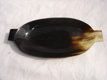 Natural Horn Bowls and Plate