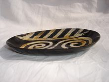 Oblong Shaped Buffalo Horn Plate