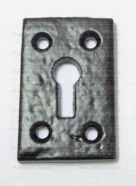 Rectangular Cast Iron Escutcheon