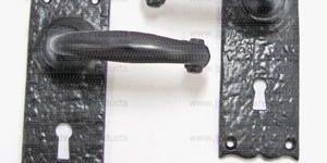 Wide Cratered Lever Door Handle