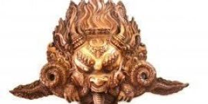 Vintage Style Mahakala Buddha Mask