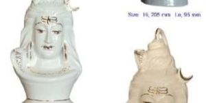 Ceramic Shiv Face Statues