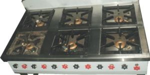 Six Burner Gas Range