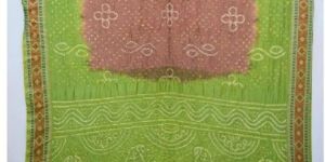 Design Bandhani Gadhwal Silk Saree