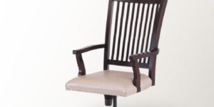 Wooden High Back Office Chair