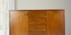 Wooden Kitchen Cabinet with 4 Drawers