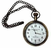 Numerals Dial Hand-winding Mechanical Skeleton Pocket Watch