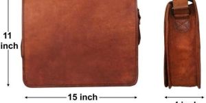 Vintage Crossbody Genuine Leather Laptop Messenger Bag