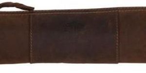 Vintage Style Pen Pencil Case Leather Pouch