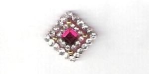 Self Adhesive Sticker Women Forehead Decoration Accessory Square Bindi Sticker