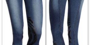 Stretch Denim Silicon Breeches and Riding Pant